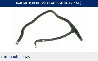 MASTER M2895 Kalorifer Hortumu 46440905