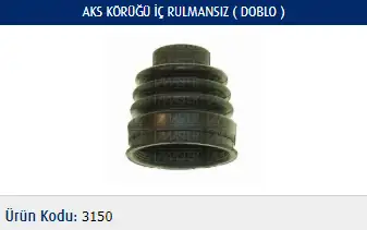 MASTER M3150 İç Aks Körüğü 46307436