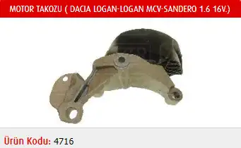 MASTER M4716 Motor Takozu 113753301R