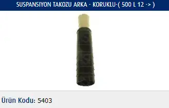 MASTER M5403 Arka Amortisör Toz Körüğü Seti 51890050