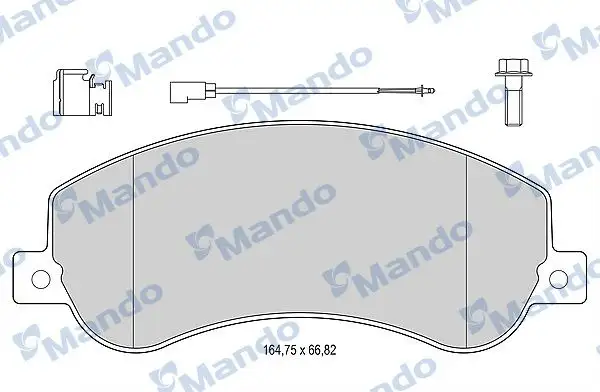 MANDO MBF015034 Ön Fren Balatası