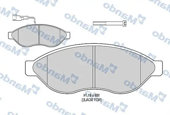 MANDO MBF015036 Ön Fren Balatası