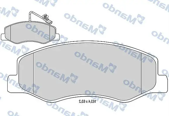 MANDO MBF015043 Arka Fren Balatası