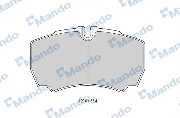 MANDO MBF015050 Ön Fren Balatası