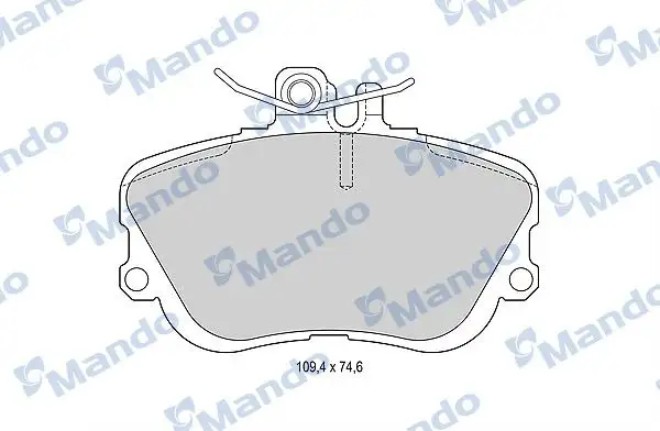 MANDO MBF015107 Ön Fren Balatası