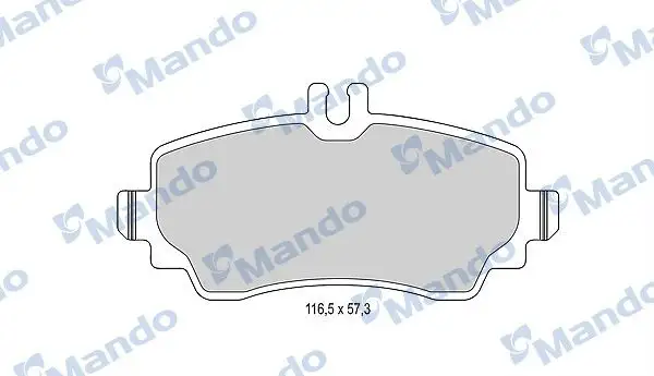 MANDO MBF015131 Ön Fren Balatası