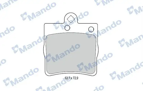 MANDO MBF015140 Arka Fren Balatası