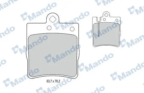 MANDO MBF015142 Arka Fren Balatası A0034205220
