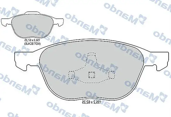 MANDO MBF015198 Ön Fren Balatası