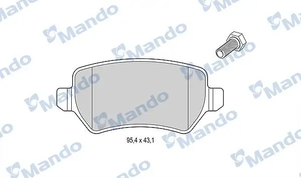 MANDO MBF015200 Arka Fren Balatası