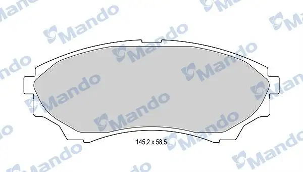 MANDO MBF015234 Ön Fren Balatası