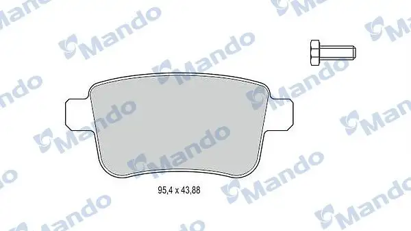 MANDO MBF015241 Arka Fren Balatası
