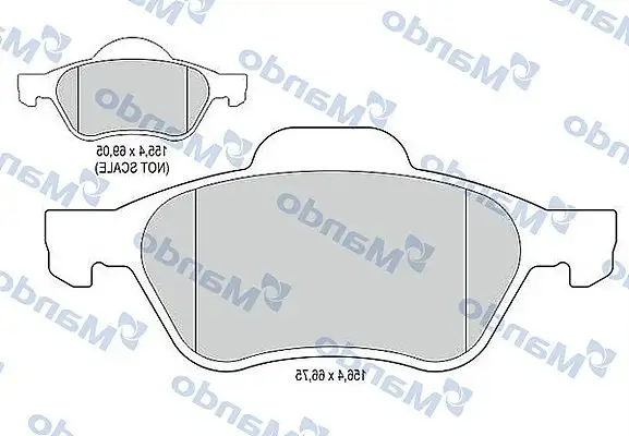 MANDO MBF015242 Ön Fren Balatası