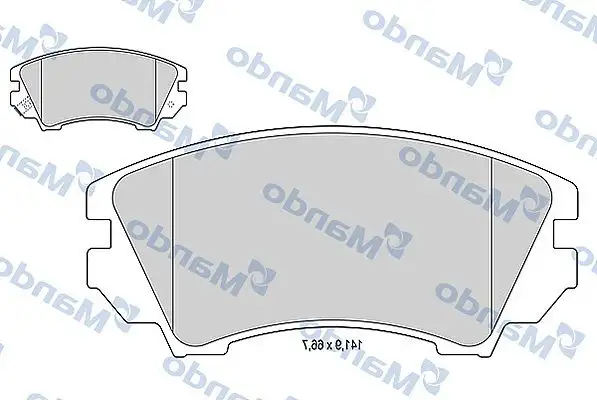 MANDO MBF015254 Ön Fren Balatası
