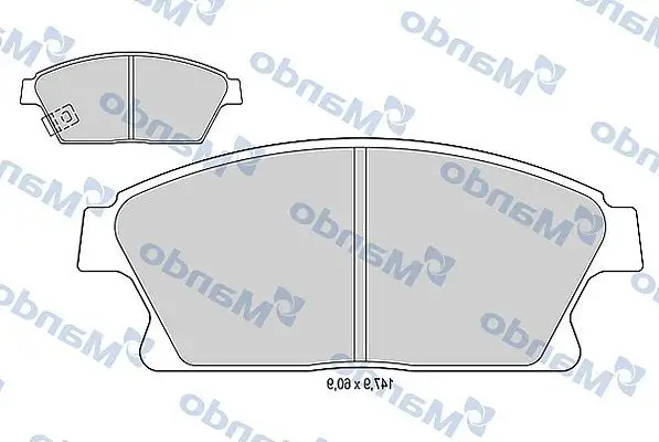 MANDO MBF015334 Ön Fren Balatası 13412810