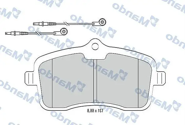 MANDO MBF015779 Ön Fren Balatası