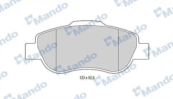 MANDO MBF015951 Ön Fren Balatası 71773151
