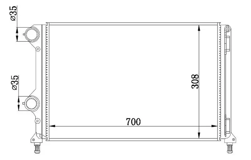ORIS MFI851034 Radyatör 46807378