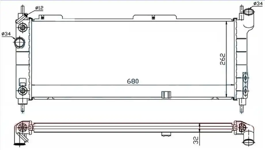 ORIS MOP141023 Radyatör 1300152