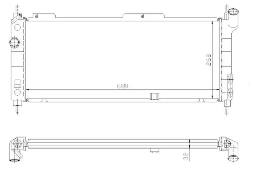 ORIS MOP142023 Radyatör 1300152