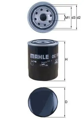 MAHLE OC105 Yağ Filtresi