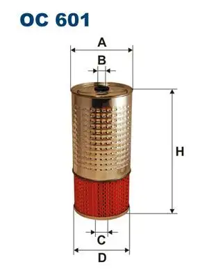 FILTRON OC601 Yağ Filtresi