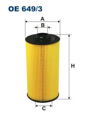 FILTRON OE649/3 Yağ Filtresi