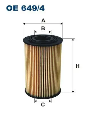 FILTRON OE649/4 Yağ Filtresi