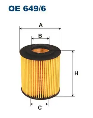 FILTRON OE649/6 Yağ Filtresi
