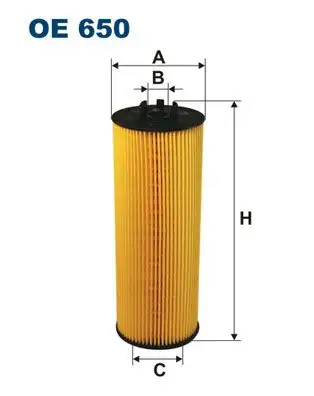 FILTRON OE650 Yağ Filtresi 059115561B