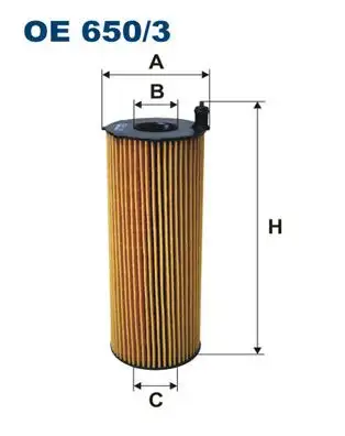 FILTRON OE650/3 Yağ Filtresi 057115561L
