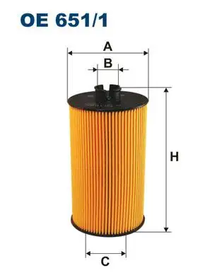 FILTRON OE651/1 Yağ Filtresi