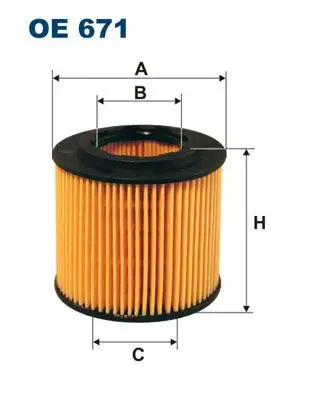 FILTRON OE671 Yağ Filtresi