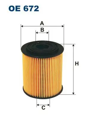 FILTRON OE672 Yağ Filtresi 11427512446