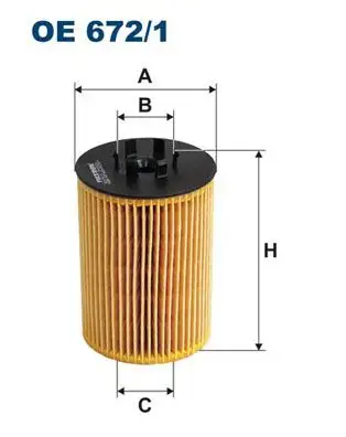 FILTRON OE672/1 Yağ Filtresi 11427511161