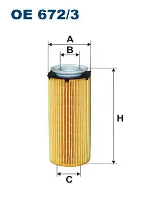 FILTRON OE672/3 Yağ Filtresi 11427808443