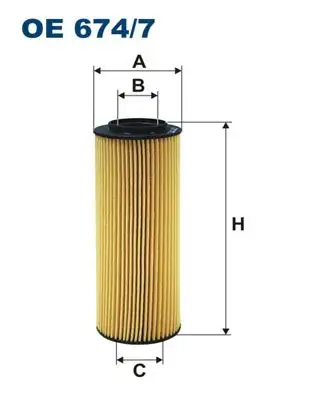 FILTRON OE674/7 Yağ Filtresi 263203A001