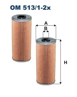 FILTRON OM513/1-2X Yağ Filtresi