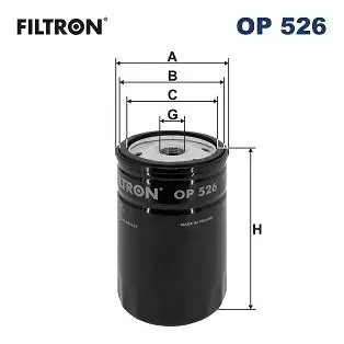 FILTRON OP526 Yağ Filtresi