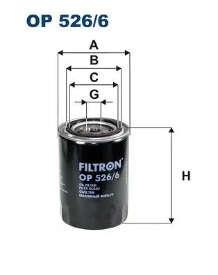 FILTRON OP526/6 Yağ Filtresi 068115561F