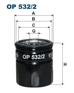 FILTRON OP532/2 Yağ Filtresi