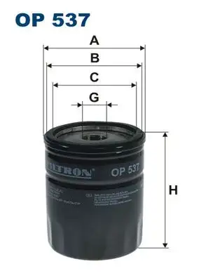 FILTRON OP537 Yağ Filtresi
