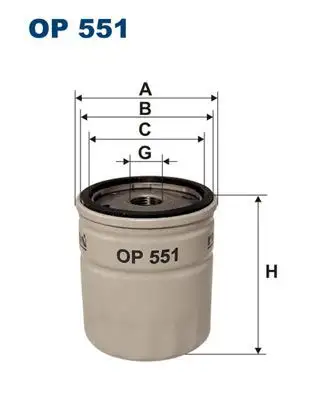 FILTRON OP551 Yağ Filtresi