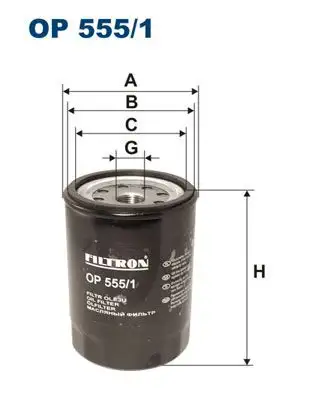 FILTRON OP555/1 Yağ Filtresi 93156632