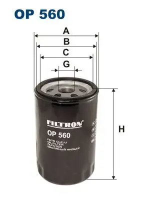 FILTRON OP560 Yağ Filtresi