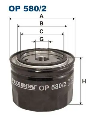 FILTRON OP580/2 Yağ Filtresi