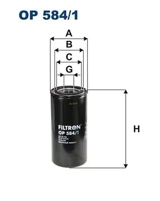 FILTRON OP584/1 Yağ Filtresi