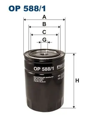 FILTRON OP588/1 Yağ Filtresi