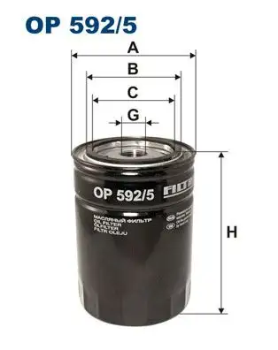 FILTRON OP592/5 Yağ Filtresi