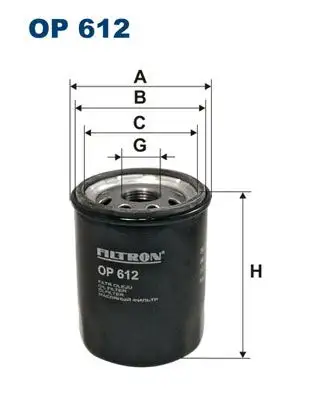 FILTRON OP612 Yağ Filtresi